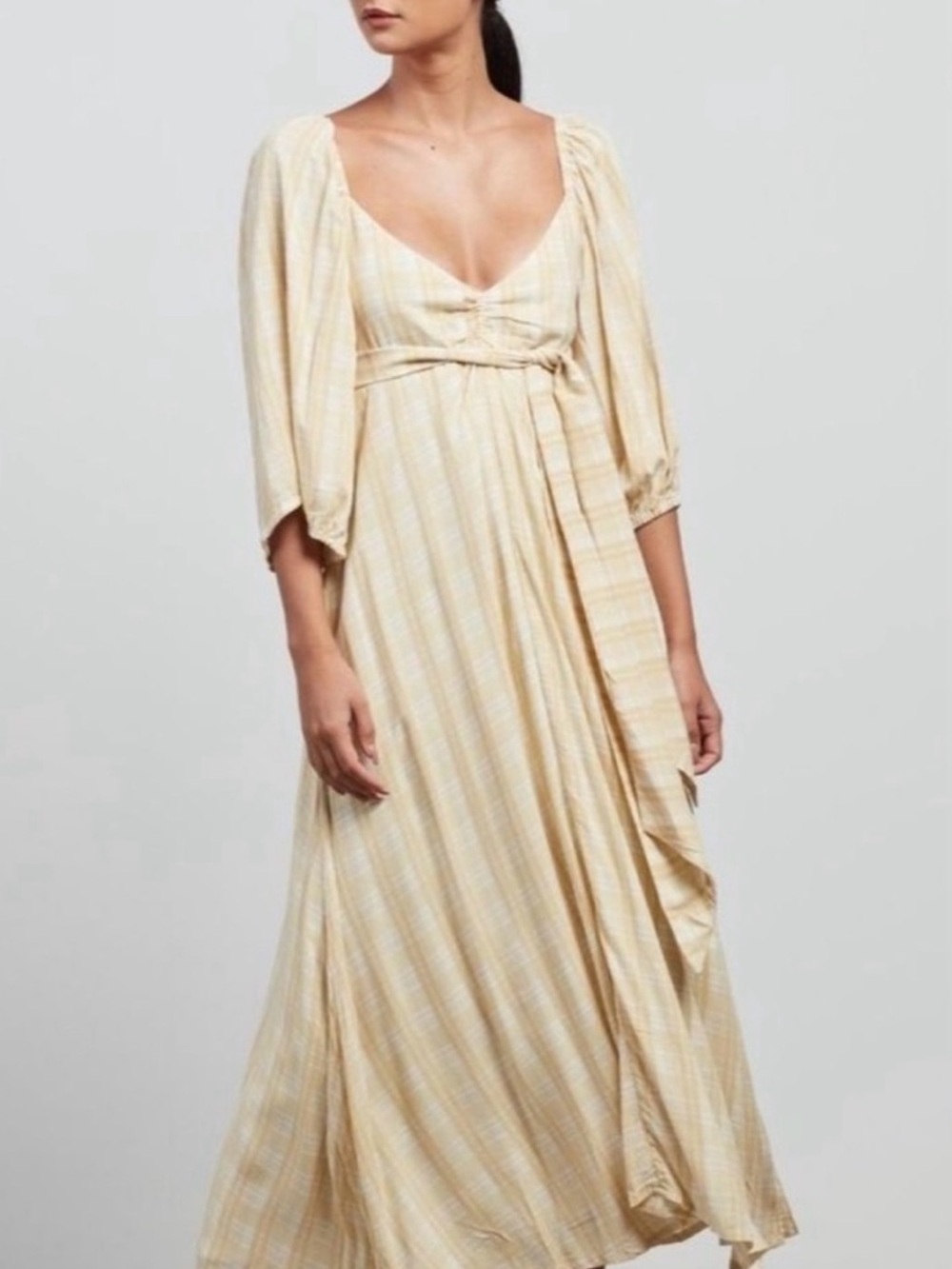 Faithfull the Brand Imanie midi dress, size S. Excellent condition.